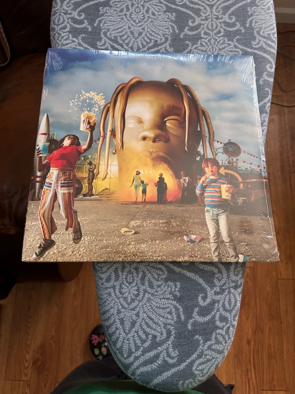 Travis Scott Astroworld Vinyl Record - Gold, Blue, Red Artwork